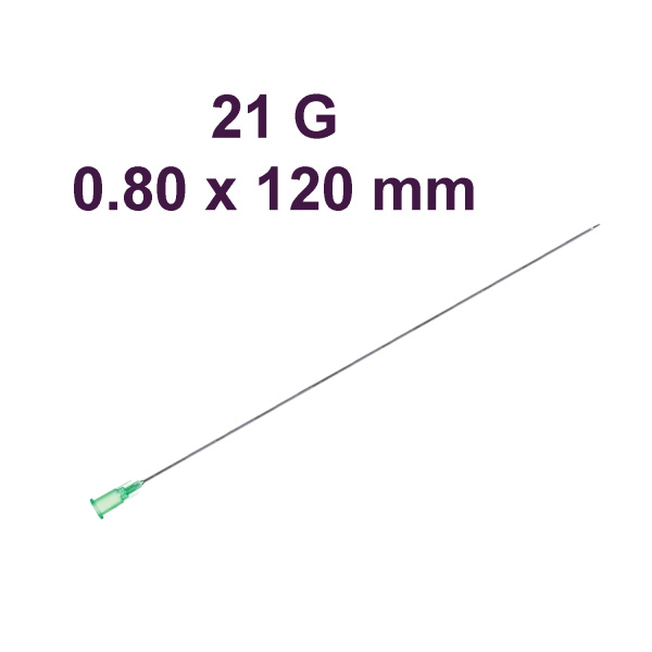 Игла гиподермальная однократного применения KD-FINE 21G (0,80 х 120 мм)