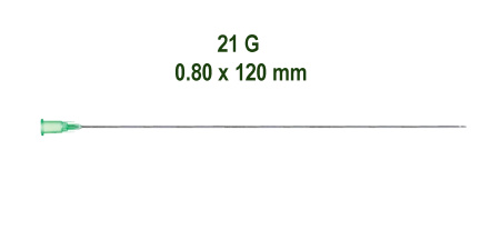 Игла гиподермальная однократного применения KD-FINE 21G (0,80 х 120 мм)