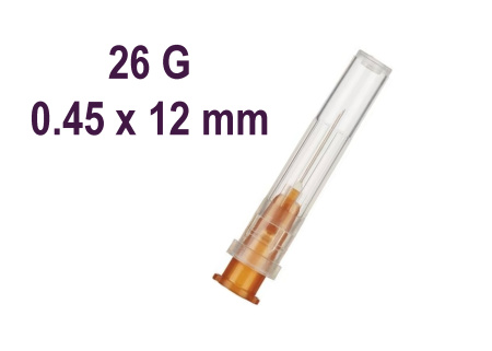 Игла инъекционная одноразовая Berofine 26G (0,45 х 12мм) Игла инъекционная одноразовая Berofine 26G (0,45 х 12мм)