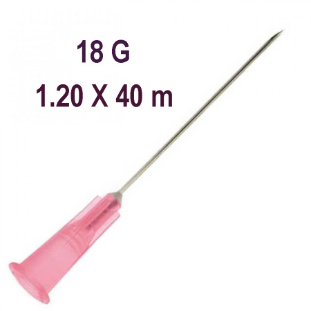 Игла инъекционная одноразовая Berofine 18G (1,2 х 40мм)