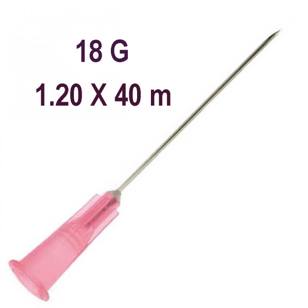 Игла инъекционная одноразовая Berofine 18G (1,2 х 40мм)