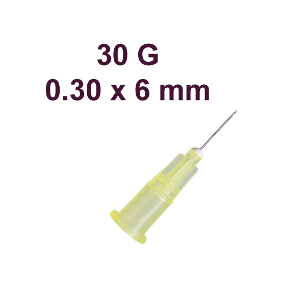 Игла инъекционная одноразовая Berofine 30G (0,30 х 6мм)