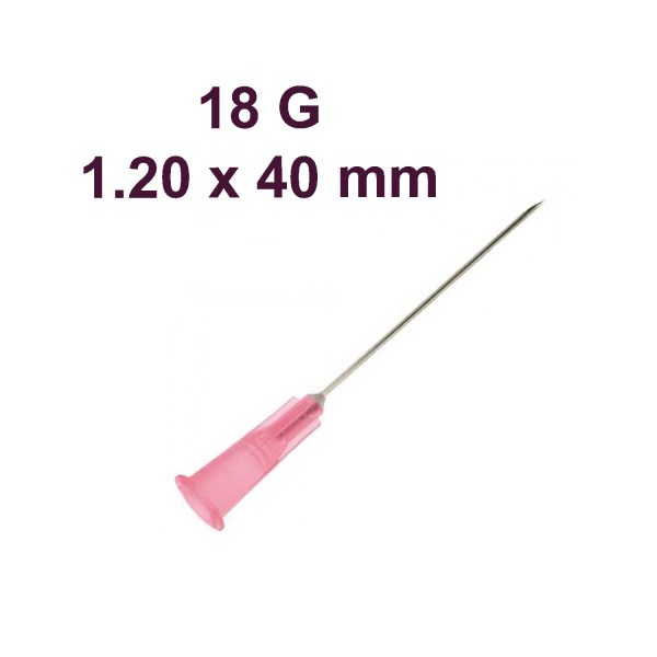 Игла инъекционная одноразовая Berofine 18G (1,2 х 40мм)